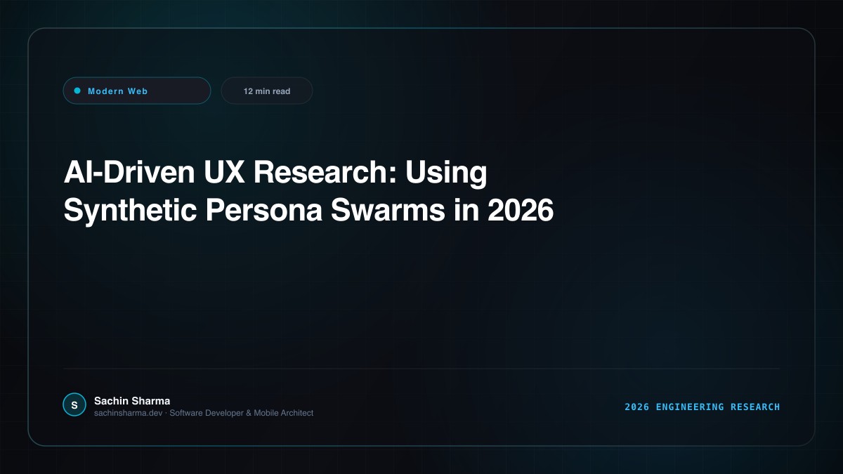 AI-Driven UX Research: Using Synthetic Persona Swarms in 2026
