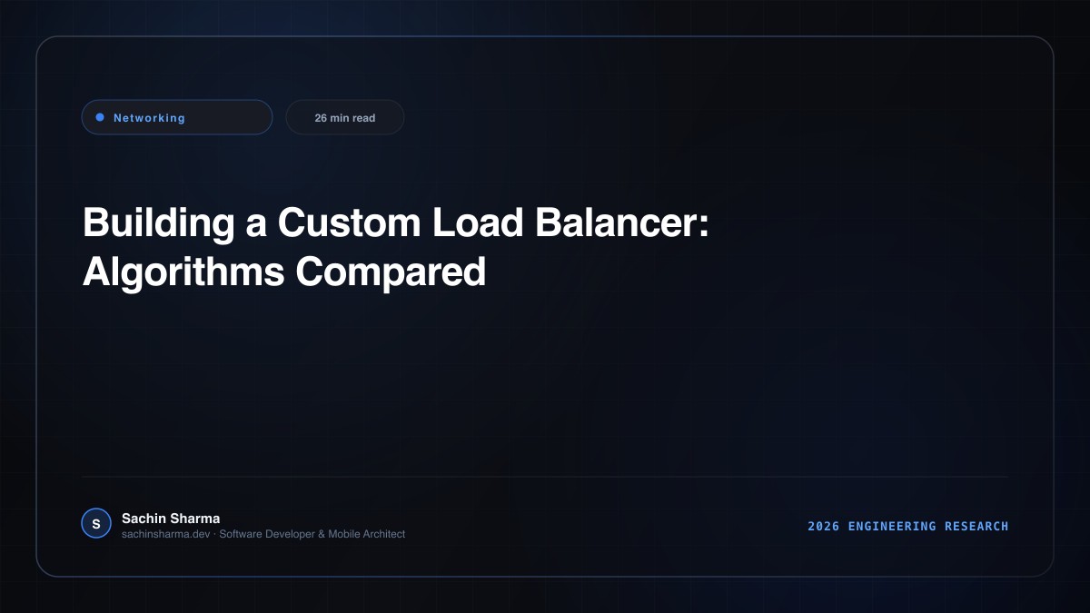 Building a Custom Load Balancer: Algorithms Compared
