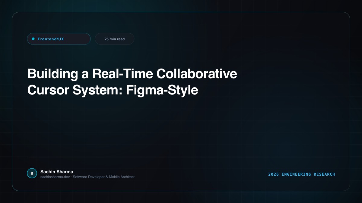 Building a Real-Time Collaborative Cursor System: Figma-Style