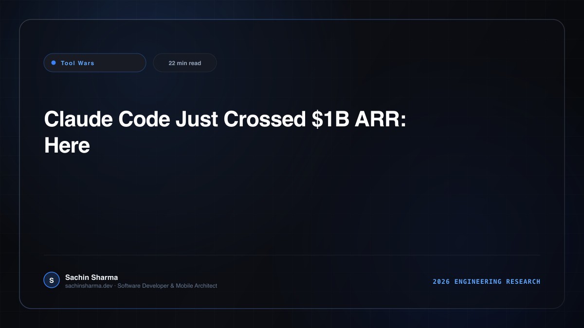 Claude Code Just Crossed $1B ARR: Here's Why Developers Are Obsessed