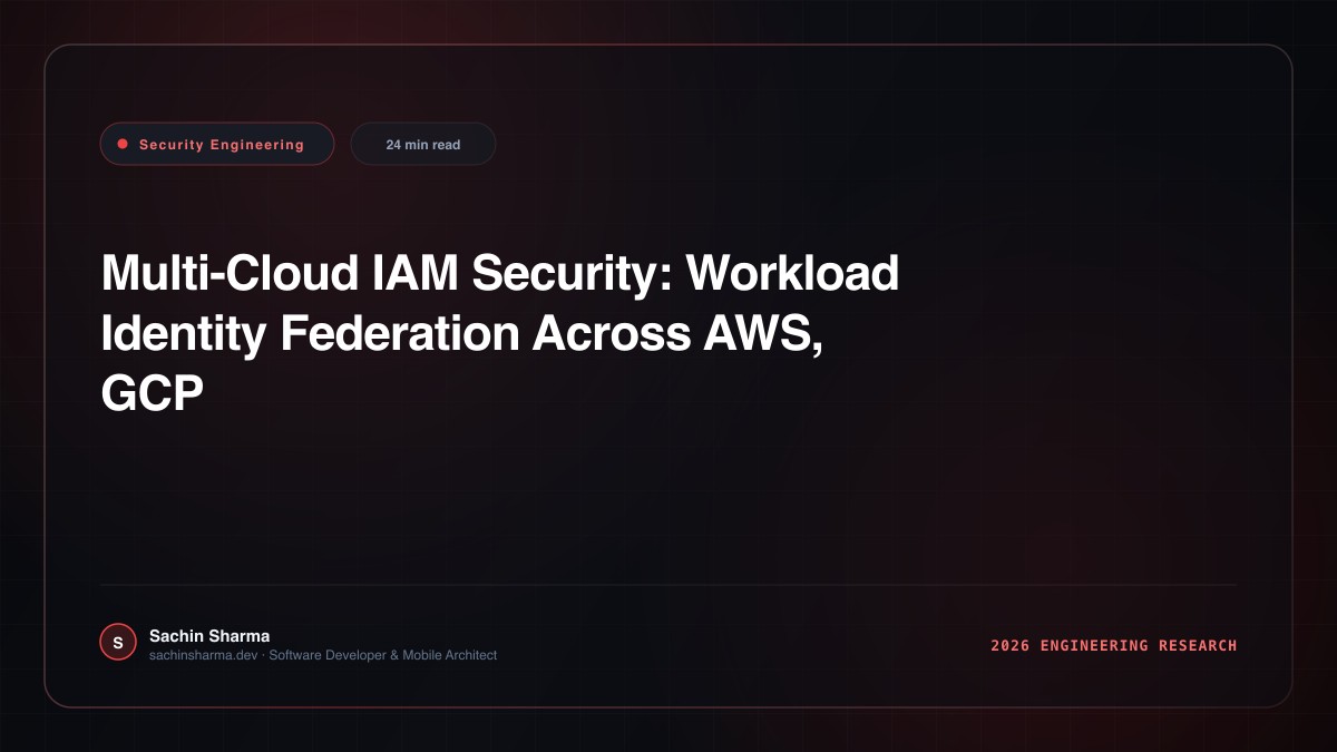 Multi-Cloud IAM Security: Workload Identity Federation Across AWS, GCP & Kubernetes
