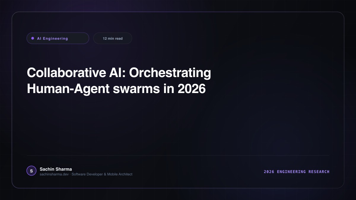 Collaborative AI: Orchestrating Human-Agent swarms in 2026