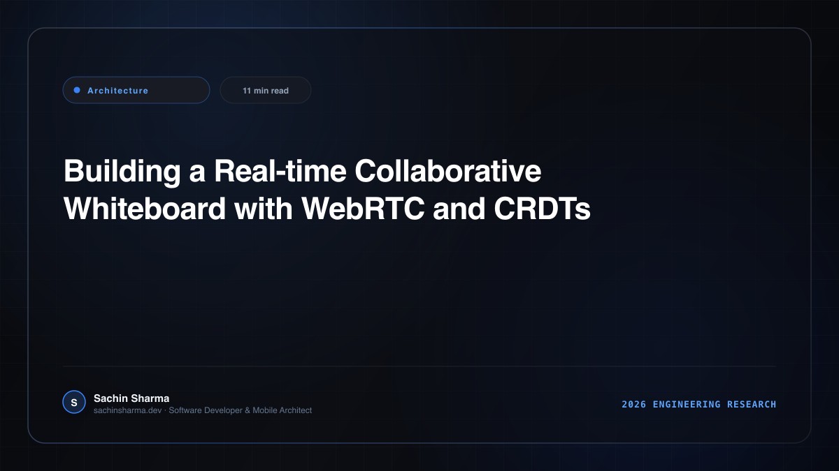 Building a Real-time Collaborative Whiteboard with WebRTC and CRDTs