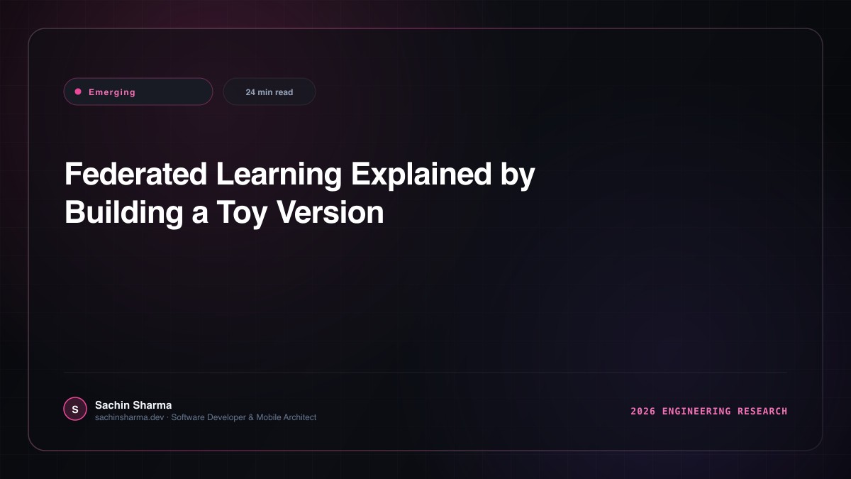 Federated Learning Explained by Building a Toy Version