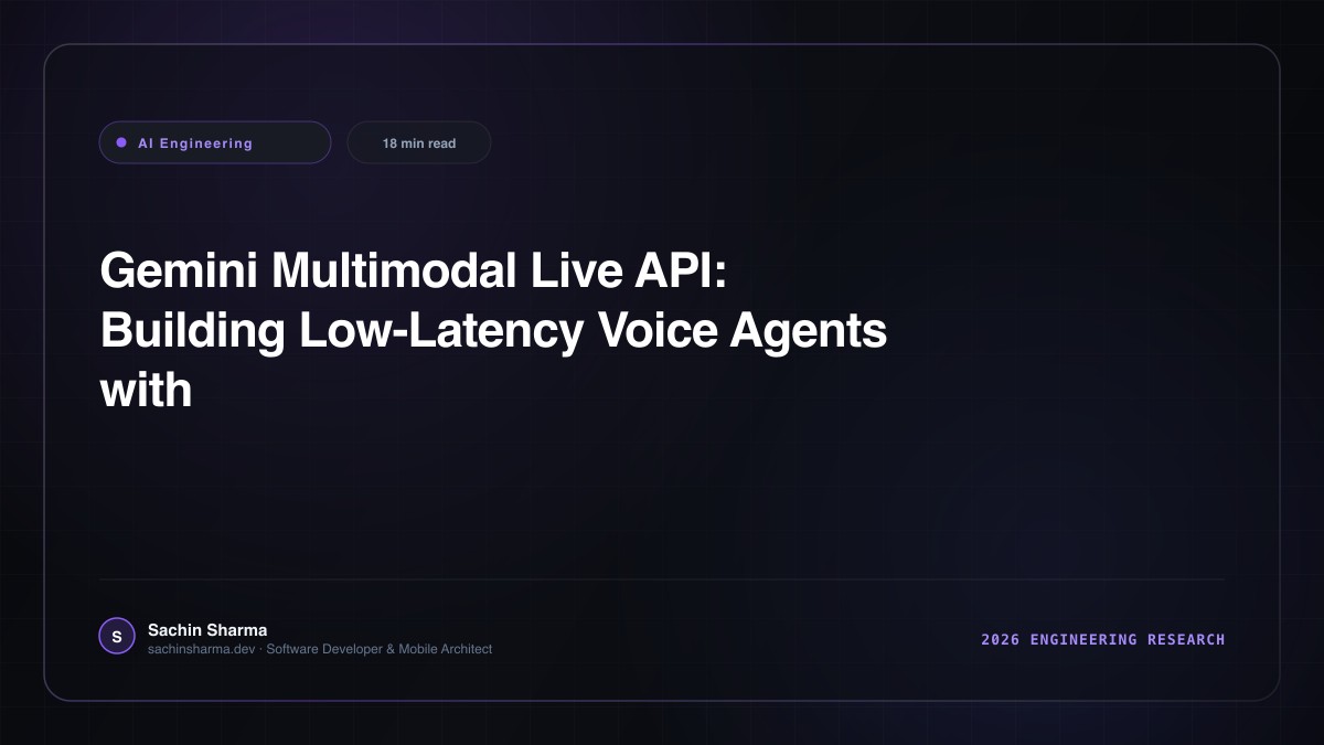 Gemini Multimodal Live API: Building Low-Latency Voice Agents with WebSockets