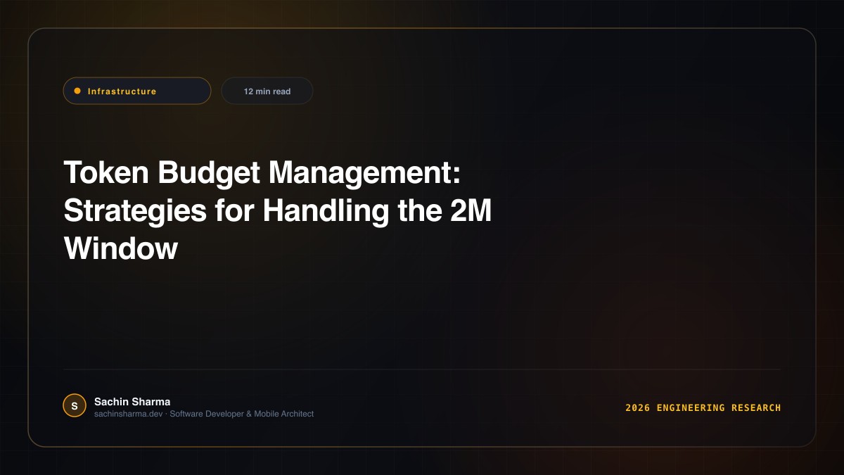 Token Budget Management: Strategies for Handling the 2M Window