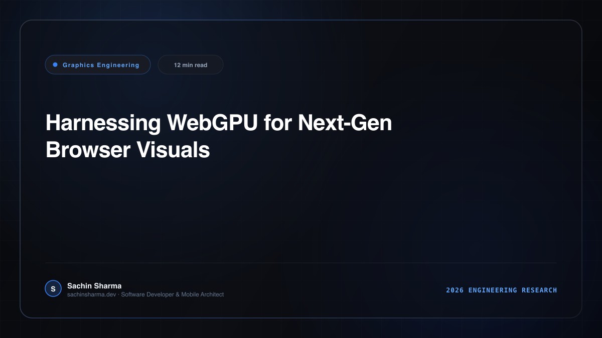 Harnessing WebGPU for Next-Gen Browser Visuals