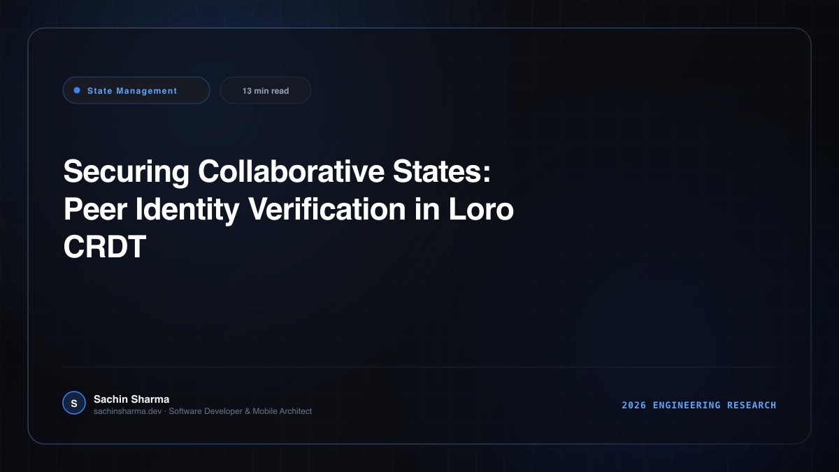 Securing Collaborative States: Peer Identity Verification in Loro CRDT