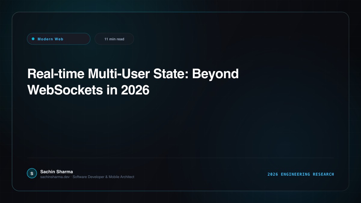 Real-time Multi-User State: Beyond WebSockets in 2026