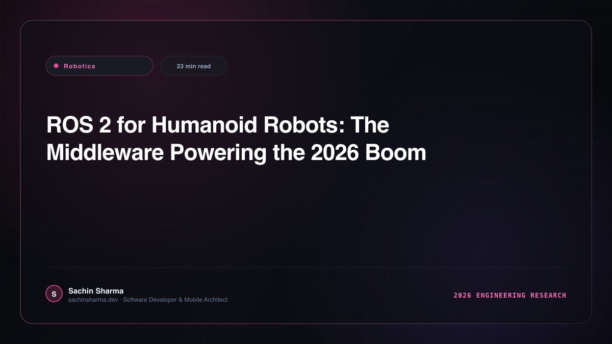 ROS 2 for Humanoid Robots: The Middleware Powering the 2026 Boom