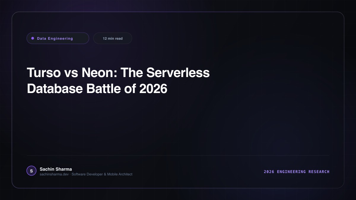 Turso vs Neon: The Serverless Database Battle of 2026