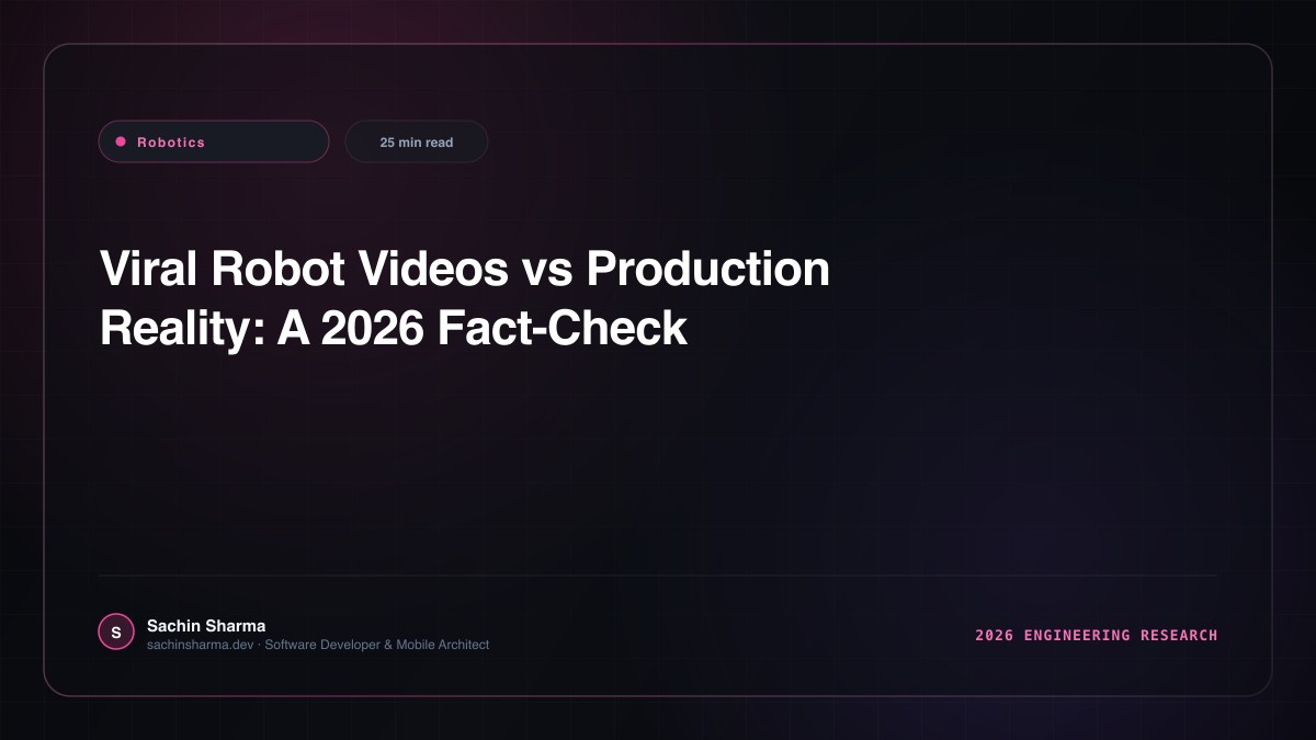 Viral Robot Videos vs Production Reality: A 2026 Fact-Check