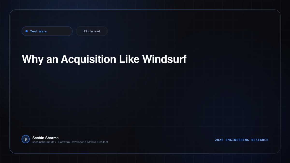 Why an Acquisition Like Windsurf's Should Make You Nervous About Vendor Lock-In